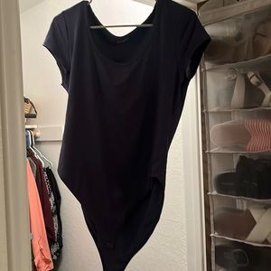 Old navy brand size large. Navy blue body suit. Short sleeve